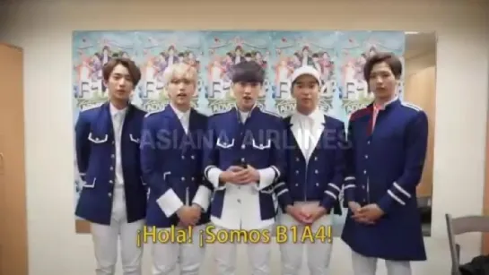 [GREETINGS][150925] B1A4 @ Jazzy Group US Facebook Update - Special Message to BANAs for B1A4 ADVENTURE in Mexico