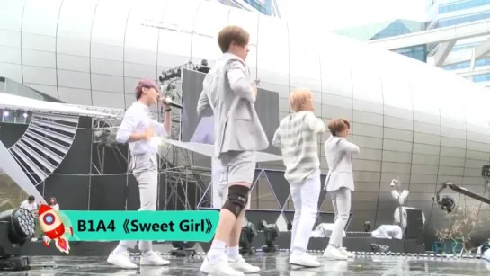 [OTHER][150905] B1A4 - Sweet Girl + VIXX @ DMC KPOP Super Concert Rehearsal