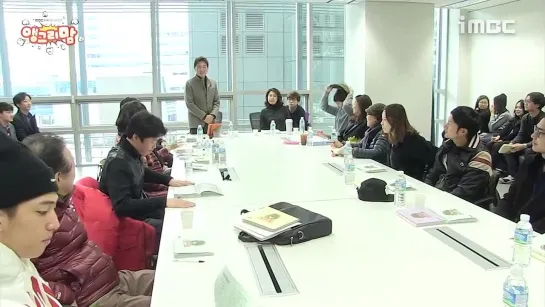 [OTHER:CUT][150313] Baro @ MBC "Angry Mom" Script Reading