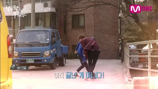 [OTHER:CUT][150306] Jinyoung @ "Perseverance, Goo Hae Ra" Ep. 9 - NG Outtakes & Baro's Cameo Apperance