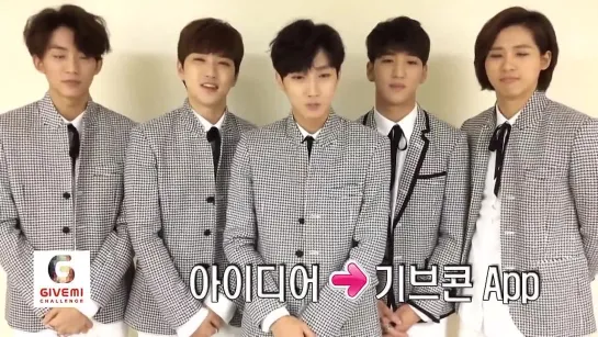 [OTHER][150104] B1A4 @ Give Mi Challenge Festival Message