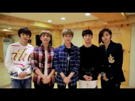 [GREETINGS][140820] B1A4 @ Greeting message "Road Trip" to Seoul