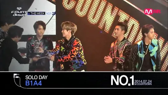 [RATINGS][140728] B1A4 @ MCountdown TOP 10 #1