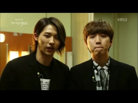 [OTHER][140703] CNU and Sandeul @ Message for Lee Mi Ja’s 55th Anniversary