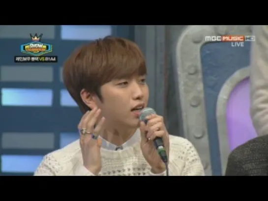 [140122] B1A4 (Talk Cut) @ Show champion