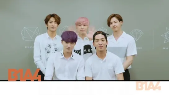 [GREETINGS][150909] B1A4 @ Greeting Message for "Sweet Girl" Taiwan Version Release