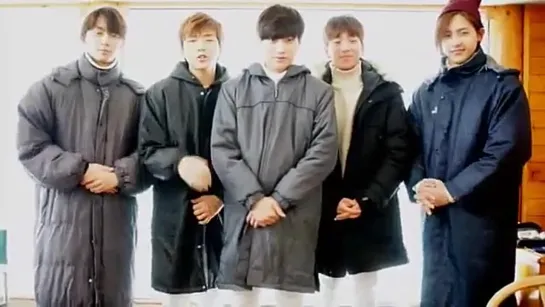 [GREETINGS][150107] B1A4 @ New Year Greetings for BANA Japan