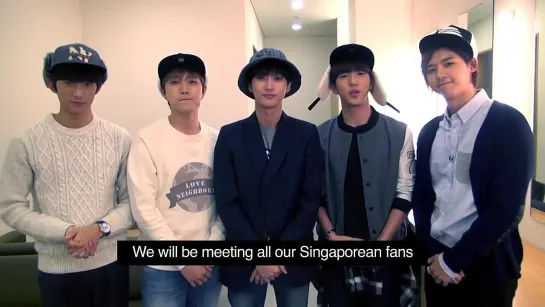 [GREETINGS][141104] B1A4 @ Greetings at KStar FanFest & Korea Festival Singapore 2014