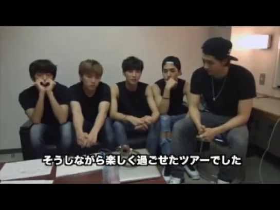 [BACKSTAGE][141024] B1A4 @ Bana Japan Movie "Road Trip Tour to Japan-Ready?" After the Сoncert