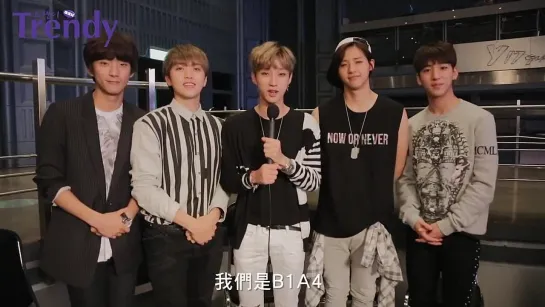 [BACKSTAGE][141018] B1A4 @ "TRENDY" Chinese Magazine November Issue Photoshoot Backstage