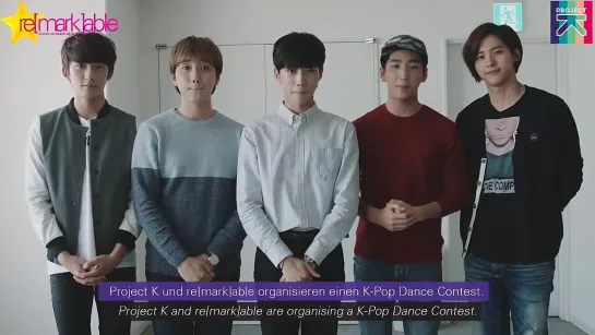 [GREETINGS][140929] B1A4 @ Cheer message for K-Pop Dance Contest 2014 Frankfurt