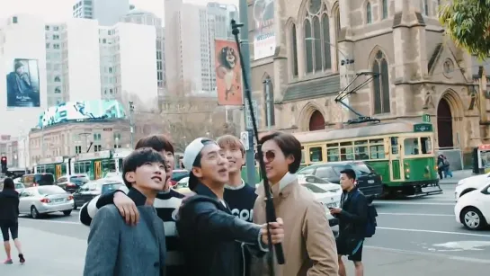 [OTHER][140918] B1A4 @ 'Road Trip - Ready?' Behind Clip #10 SELFIE STICK