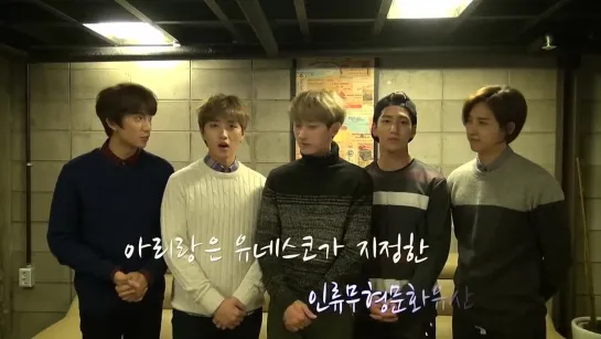 [GREETINGS][140912] B1A4 @ Greeting for Seoul Arirang Festival