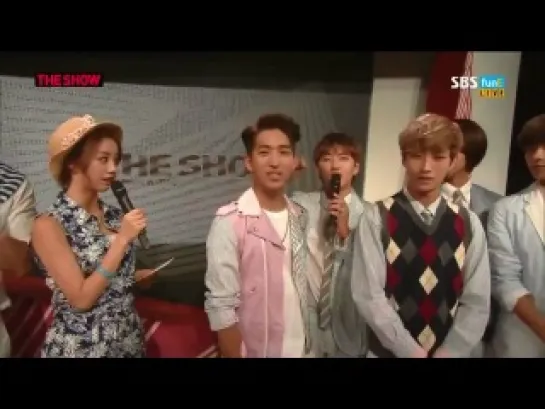 [BACKSTAGE][140729] B1A4 @ The SHOW Backstage Interview