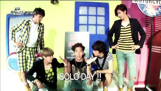 [BACKSTAGE][140717] B1A4 Comeback @ Mcountdown Interview