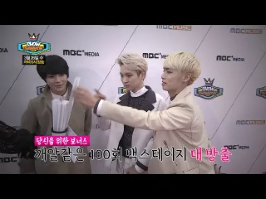 [BTS][140324] Surprise Moment and unreleased video BTS @  MBC Show Champion