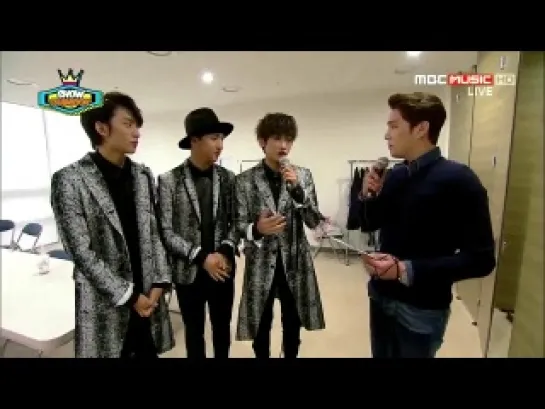 [140205] B1A4 interview @ Show Champion