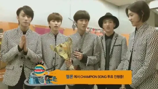 [BACKSTAGE][140129] B1A4 @ Show Champion