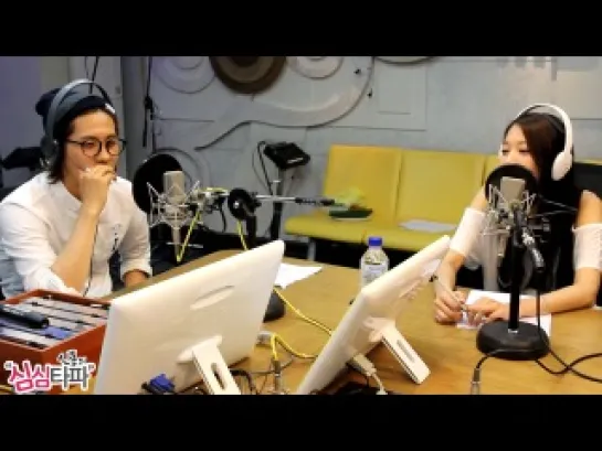 [RADIO][140610] CNU and Gongchan (CNU and Nine Muses Minha roleplay) @ ShimShimTaPa