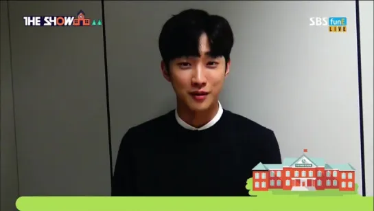 [SHOW][170228] Jinyoung @ 'THE SHOW' New Semester Congratulatory Message