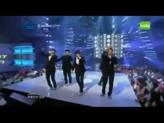 111027 B1A4 - Special Stage: 007 & Psy’s 연예인 @ Mnet MCountdown