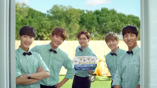 [CF][151108] B1A4 @ "BBongDDerak Pizza" CF