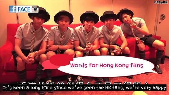 [ENG.SUB.][140913] B1A4 @ "I WANT MUSIC COOL" Concert in Macau Backstage Interview