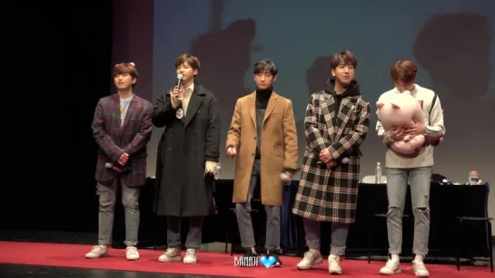 [FANCAM] [171231] B1A4 @ M2U Record Fansign