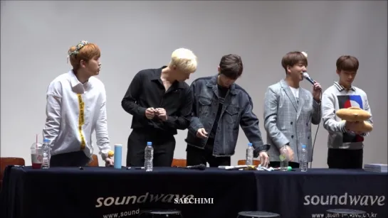 [FANCAM] [171007] B1A4 @ Soundwave Fansign