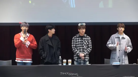 [FANCAM] [171110] B1A4 @ Myeongdong Fansign