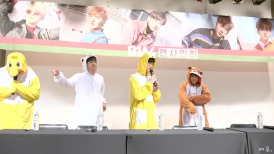 [FANCAM] [171224] B1A4 @ Myeongdong Fansign