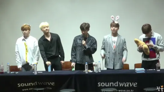 [FANCAM] [171007] B1A4 @ Soundwave Fansign