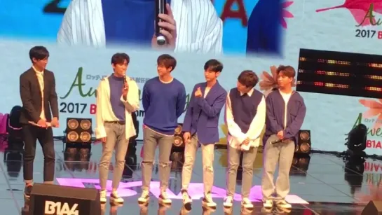 [FANCAM] [170902] B1A4 @ LOTTE JTB 2017 B1A4 Fanmeeting 'Awesome Day'