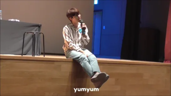 [FANCAM] [161113] Sandeul @ Myeongdong Music Korea Fansign