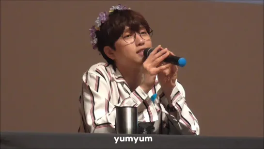 [FANCAM] [161113] Sandeul @ Myeongdong Music Korea Fansign