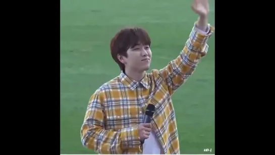 [FANCAM][170304] Sandeul @  Gwangju FC Performance