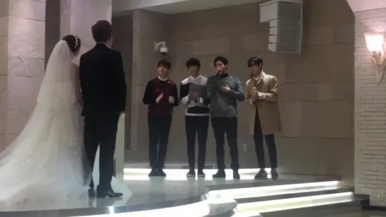 [FANCAM][161029] B1A4 @ At the wedding