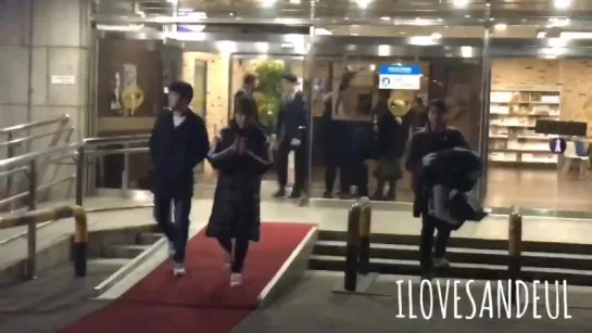 [FANCAM][160314] Sandeul @ After KBS "Immortal Song 2" Recording