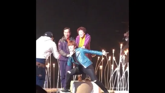 [FANCAM][160314] Sandeul @ KBS "Immortal Song 2" Recording