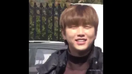 [FANCAM][160314] Sandeul @ On the way to KBS "Immortal Song 2" Recording