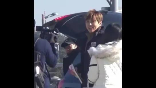 [FANCAM][160201] Sandeul @ Incheon Airport