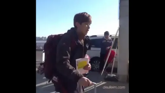 [FANCAM][160201] Sandeul @ Incheon Airport