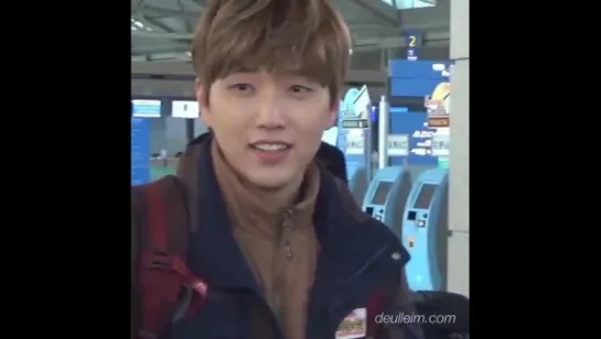 [FANCAM][160201] Sandeul @ Incheon Airport