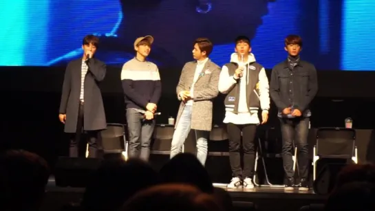 [FANCAM][151101] B1A4 Ending @ Daejeon Fansign