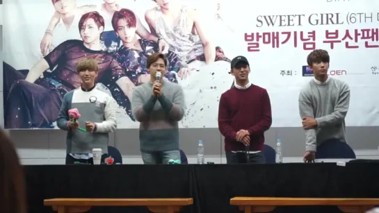 [FAMCAM][151018] B1A4 Ending @ Synnara Busan Fansign