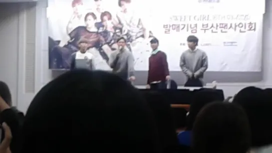 [FAMCAM][151018] B1A4 Ending @ Synnara Busan Fansign