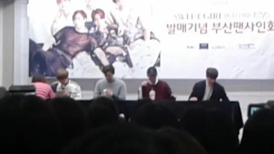 [FAMCAM][151018] B1A4 Opening @ Synnara Busan Fansign