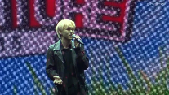 [FANCAM][150913] Sandeul - Crush @ "B1A4 ADVENTURE 2015" Concert In Seoul Day 2