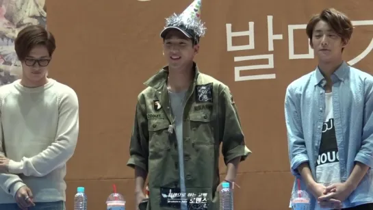 [FANCAM][150904] Baro's birthday @ Incheon Fansign