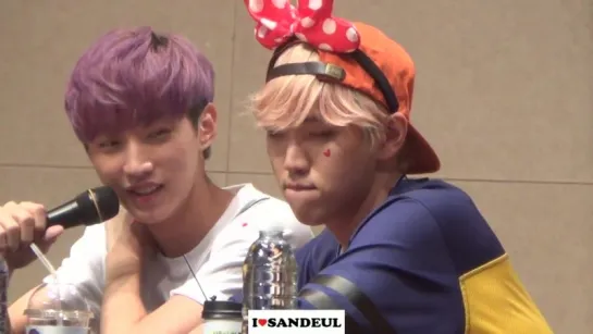 [FANCAM][150906] B1A4 Ending (Jinyoung focus) @ Mokdong Fansign